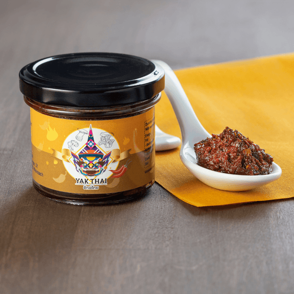 Thai Chilipaste mit Pilzen - Namprik Pao Sam Het - Yak Thai